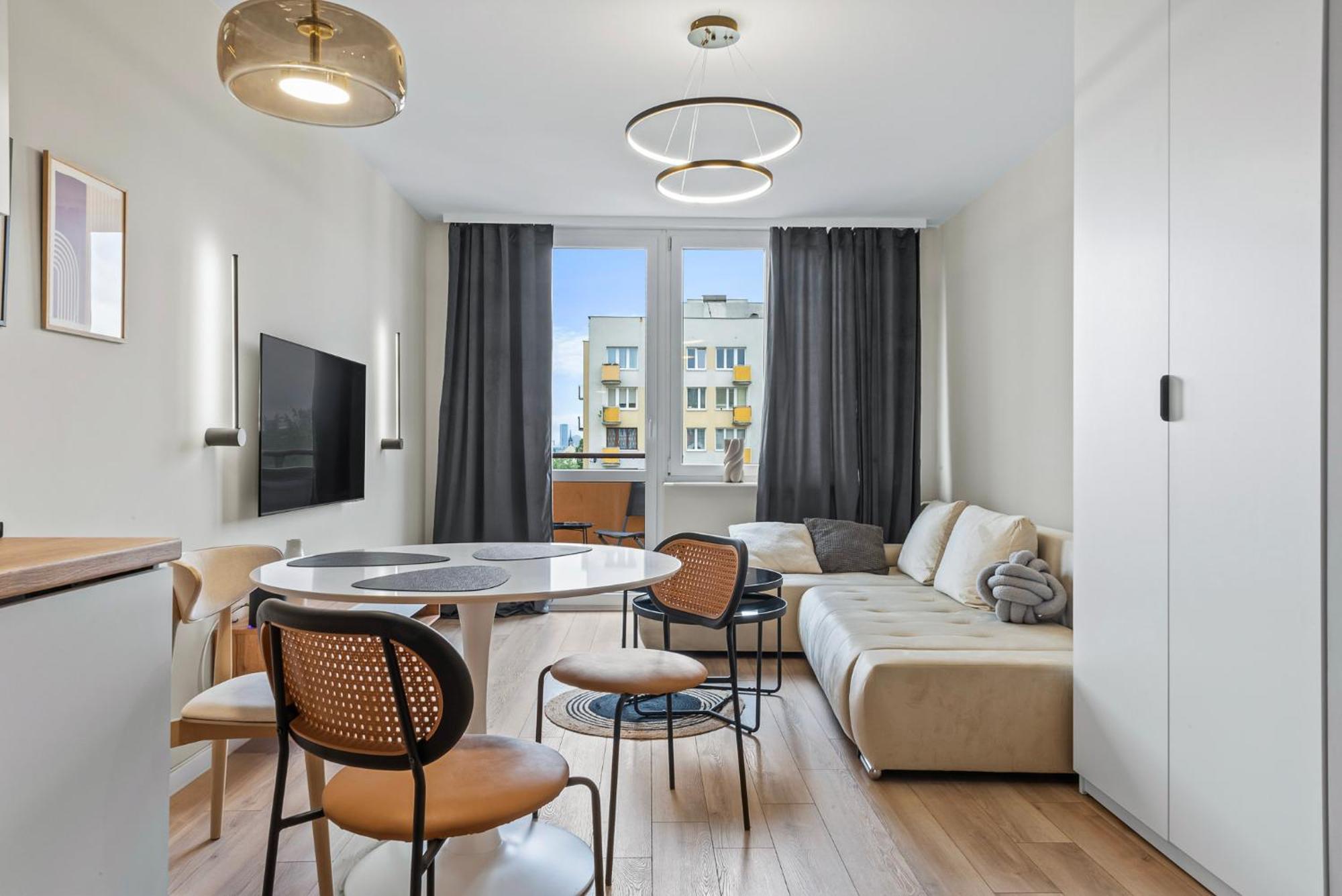 Rentplanet - Apartament Miedzynarodowa Varşovia Exterior foto
